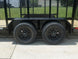6.4x16 Straight Deck Utility Trailer 6ft Mesh Sides (2) 3,500lb Axles - SLE Equipment - 16