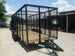 6.4x16 Straight Deck Utility Trailer 6ft Mesh Sides (2) 3,500lb Axles - SLE Equipment - 3
