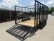 6.4x16 Straight Deck Utility Trailer 6ft Mesh Sides (2) 3,500lb Axles - SLE Equipment - 9
