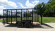 6.4x16 Straight Deck Utility Trailer 6ft Mesh Sides (2) 3,500lb Axles - SLE Equipment - 6