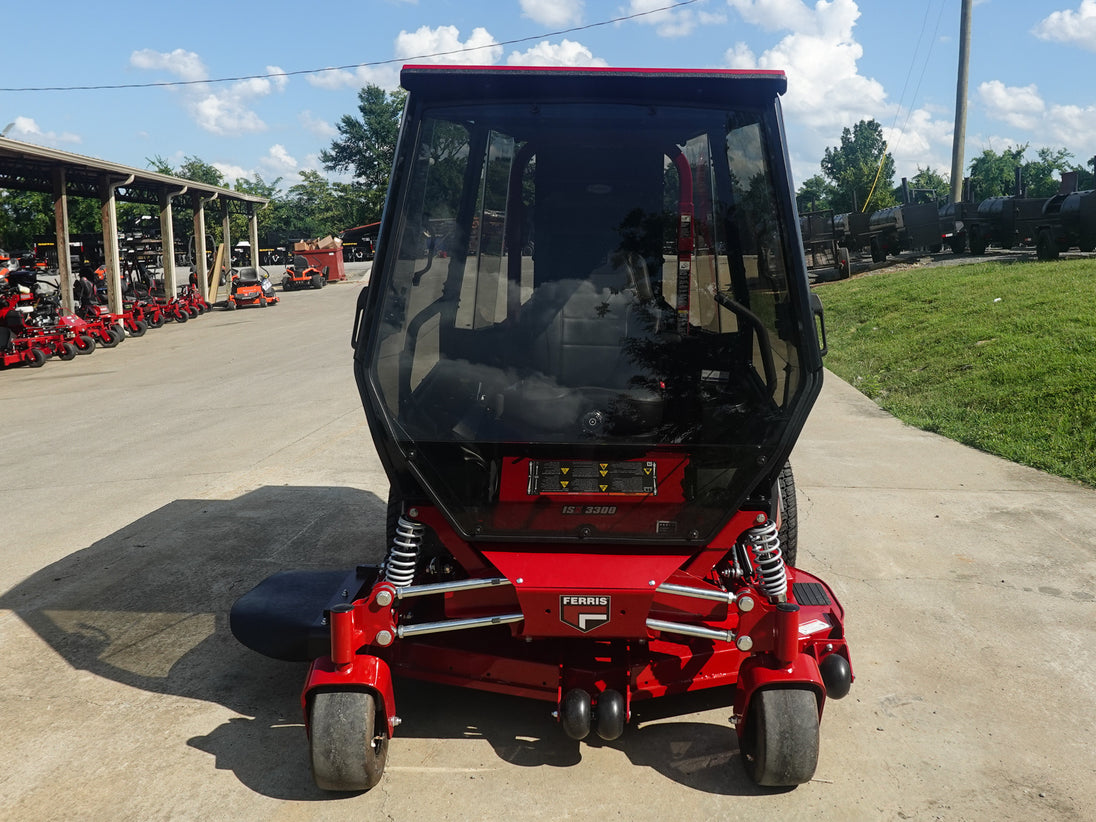 Ferris ISX3300 60" Zero Turn Mower with Curtis Premium Air-Conditioned Cab – Model 5902064 Front 