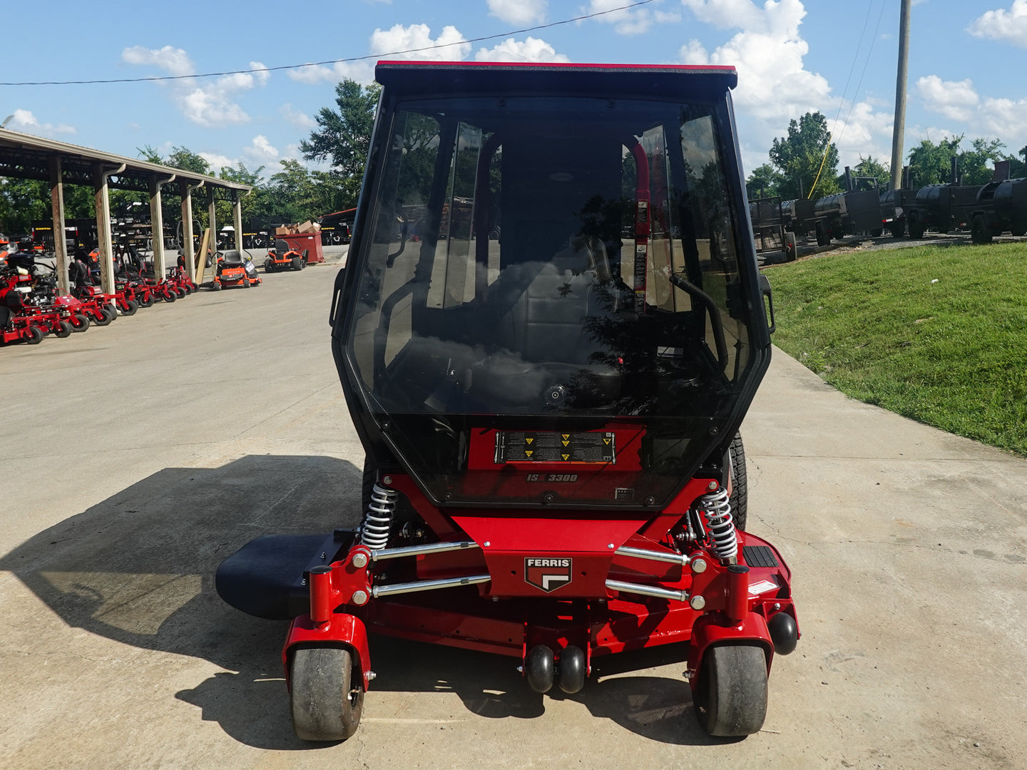 Ferris ISX3300 60" Zero Turn Mower with Curtis Premium Air-Conditioned Cab – Model 5902064 Front 
