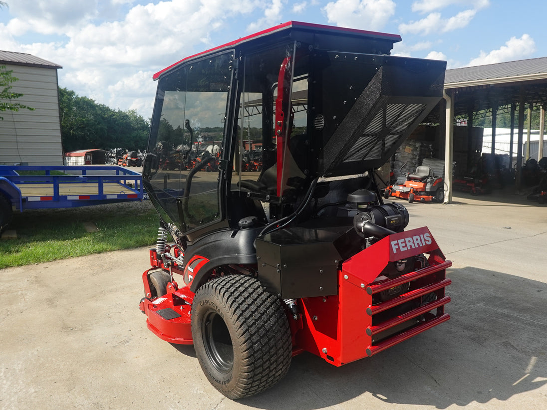 Ferris ISX3300 60" Zero Turn Mower with Curtis Premium Air-Conditioned Cab – Model 5902064 Rear Left