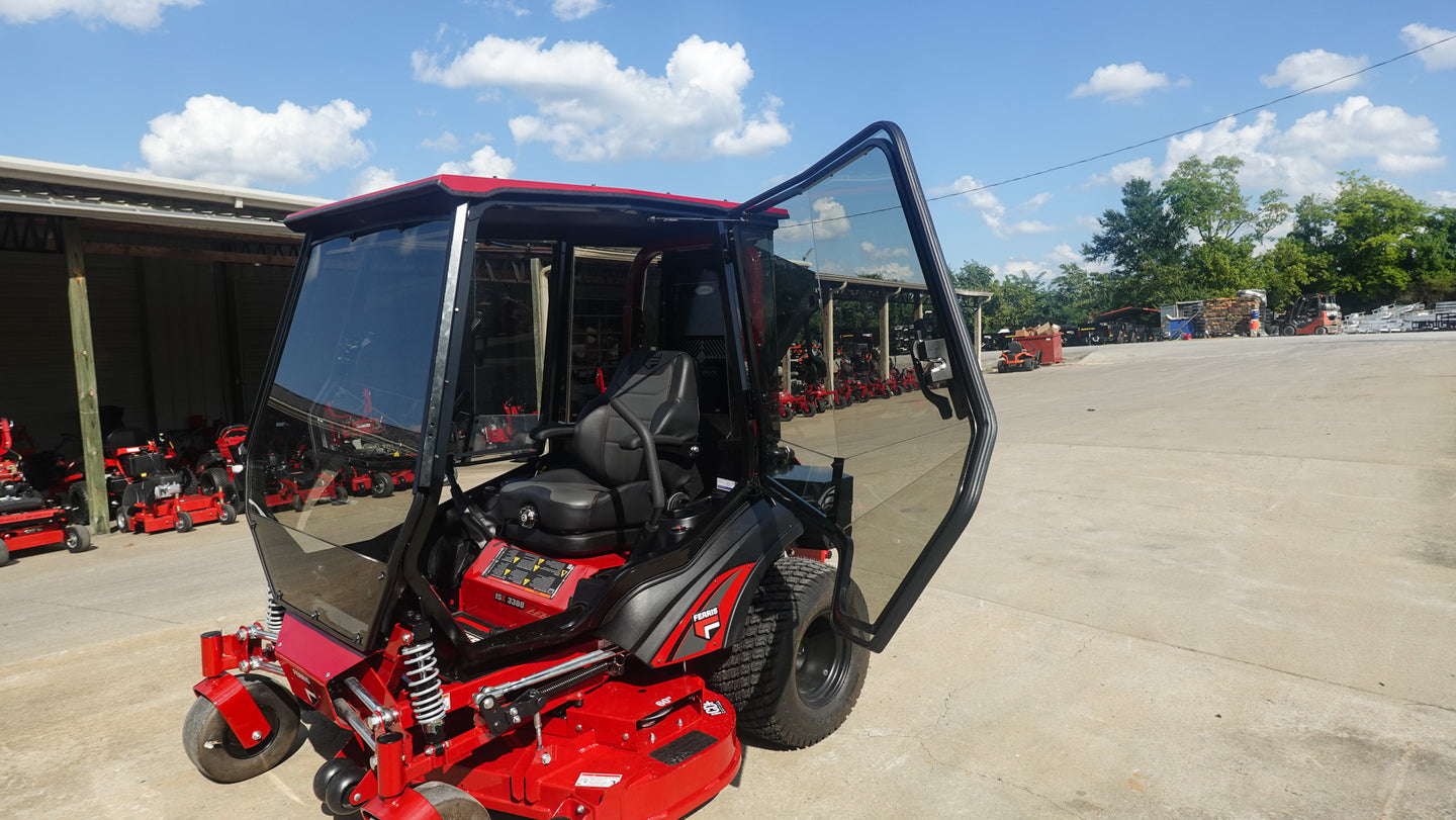 Ferris ISX3300 60" Zero Turn Mower with Curtis Premium Air-Conditioned Cab – Model 5902064 Open Door Left