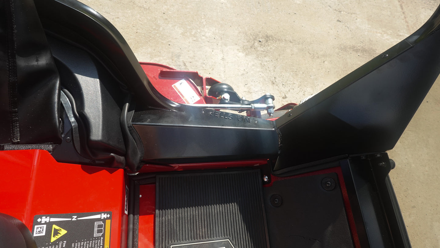 Ferris ISX3300 60" Zero Turn Mower with Curtis Premium Air-Conditioned Cab – Model 5902064 Inside Left Side