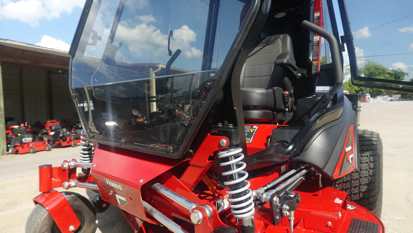Ferris ISX3300 60" Zero Turn Mower with Curtis Premium Air-Conditioned Cab – Model 5902064 Front Left