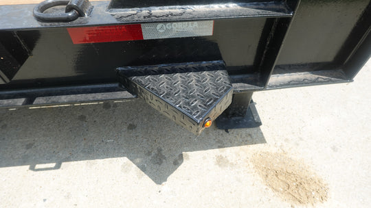 7x20 Gooseneck Tilt Car Hauler Trailer (2) 7K Drop Axles with Brakes 14K GVWR - SLE Equipment - 17