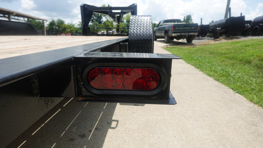 7x20 Gooseneck Tilt Car Hauler Trailer (2) 7K Drop Axles with Brakes 14K GVWR - SLE Equipment - 21