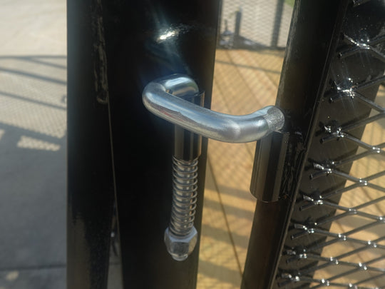 5x8 Straight Deck Utility Trailer with 4ft Mesh Side 3500lb Axle - SLE Equipment - 13