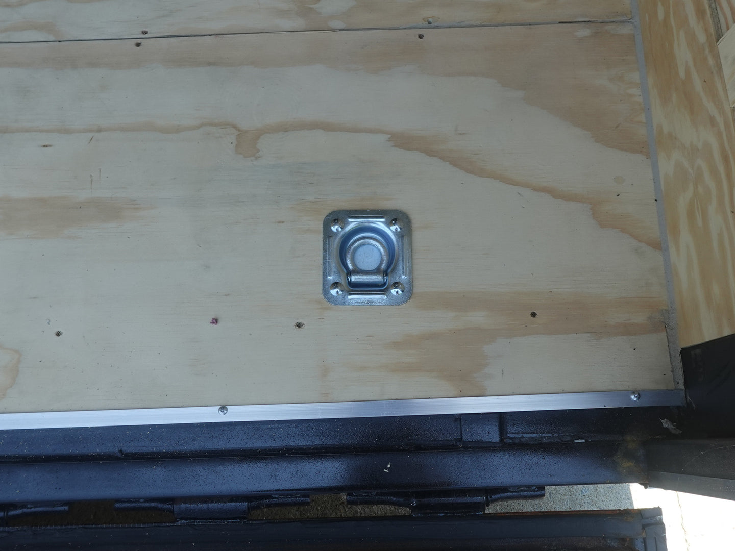 8.5x30 Black Enclosed 2-5200lb Axles 9' Interior Height with Winch D-Ring