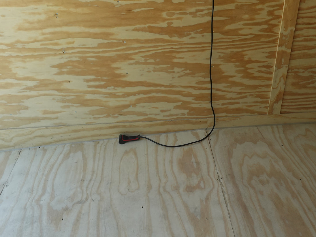 8.5x30 Black Enclosed 2-5200lb Axles 9' Interior Height with Winch Controller