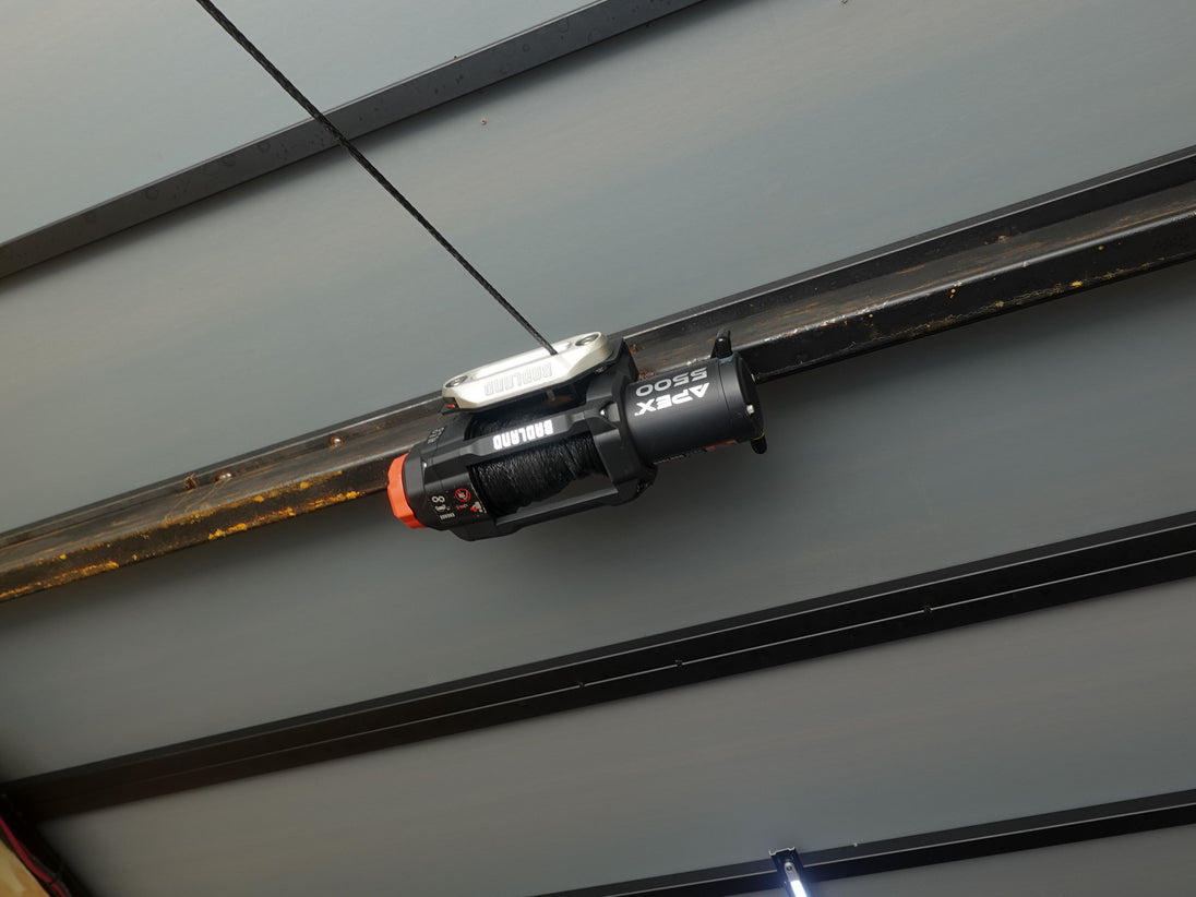 8.5x30 Black Enclosed 2-5200lb Axles 9' Interior Height with Winch