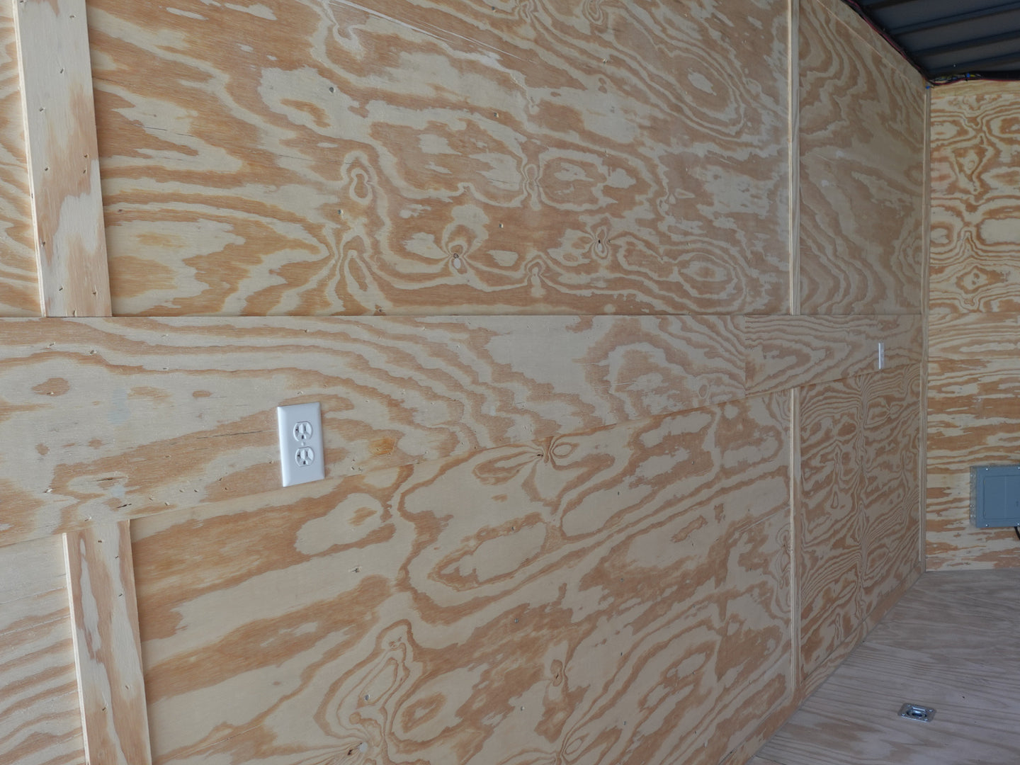 8.5x30 Black Enclosed 2-5200lb Axles 9' Interior Height with Winch Plugs