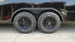 8.5x24 V-Nose Enclosed Trailer (2) 7000LB Axles with Wench Lift Tires