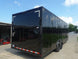 8.5x24 V-Nose Enclosed Trailer (2) 7000LB Axles with Wench Lift Rear Right