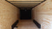 8.5x24 V-Nose Enclosed Trailer (2) 7000LB Axles with Wench Lift Inside Rear