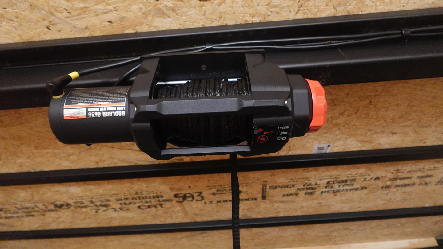 8.5x24 V-Nose Enclosed Trailer (2) 7000LB Axles with Wench Lift 