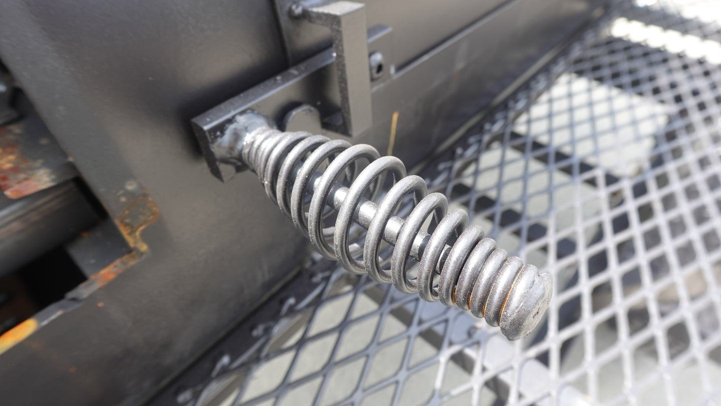 330 Gallon Charcoal Grill With Warming Box Heat Proof Handle