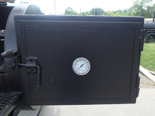 330 Gallon Charcoal Grill With Warming Box 