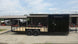 8.5x24 Black W/Black Out Hybrid Enclosed Trailer V-Nose (2) 7,000lb With Rails Right Side Gate Down