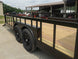 8.5x24 Black W/Black Out Hybrid Enclosed Trailer V-Nose (2) 7,000lb With Rails Utility