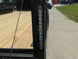 8.5x24 Black W/Black Out Hybrid Enclosed Trailer V-Nose (2) 7,000lb With Rails LED Light