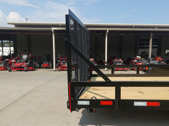 7x20 Heavy Duty Straight Deck Utility Trailer (2) 5,200lb Axles with Brakes 10K GVWR - SLE Equipment - 10