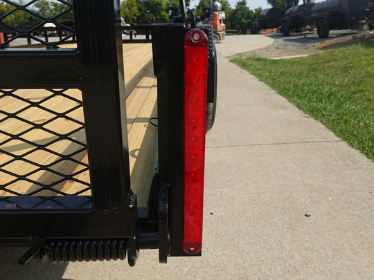 7x20 Heavy Duty Straight Deck Utility Trailer (2) 5,200lb Axles with Brakes 10K GVWR - SLE Equipment - 18