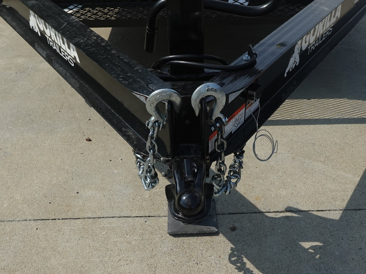 7x20 Equipment Trailer Dovetail (2) 7,000LB Axles with King Kong Ramps Jack