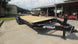 7x20 Equipment Trailer Dovetail (2) 7,000LB Axles with King Kong Ramps Front Right