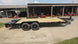 7x20 Equipment Trailer Dovetail (2) 7,000LB Axles with King Kong Ramps Right Side