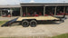 7x20 Equipment Trailer Dovetail (2) 7,000LB Axles with King Kong Ramps Right Side Ramps Down