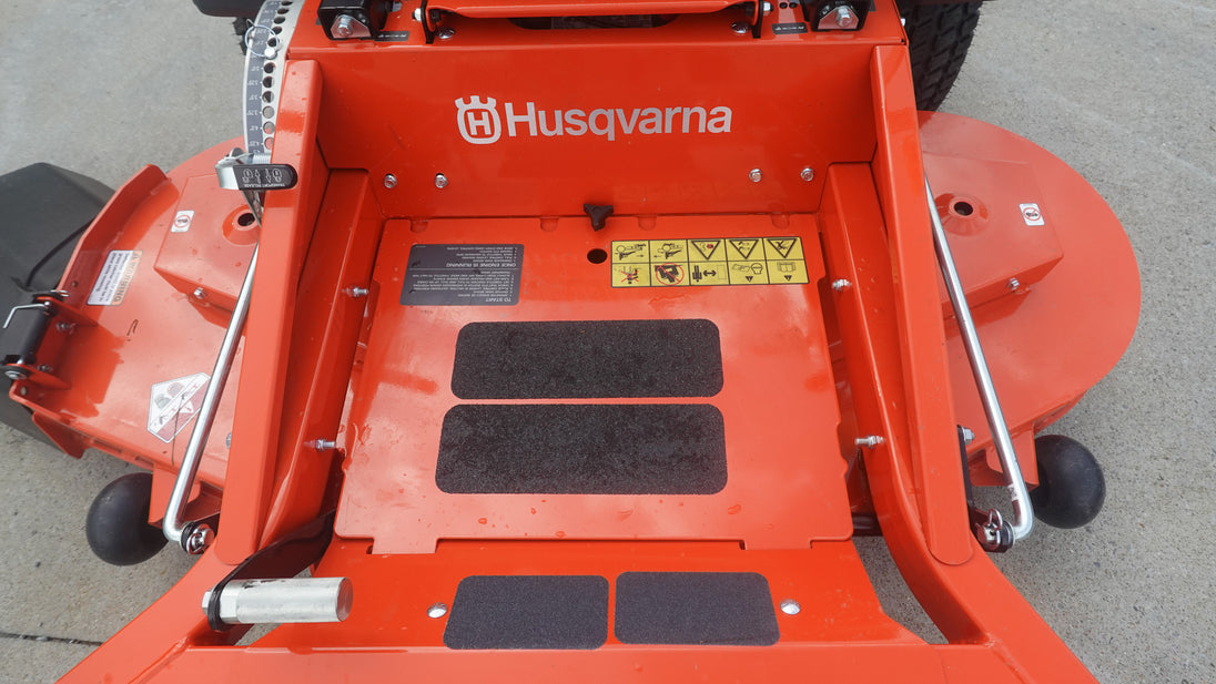 Used Husqvarna MZ61 61" Zero Turn Lawn Mower 24HP KAW Floor Panel