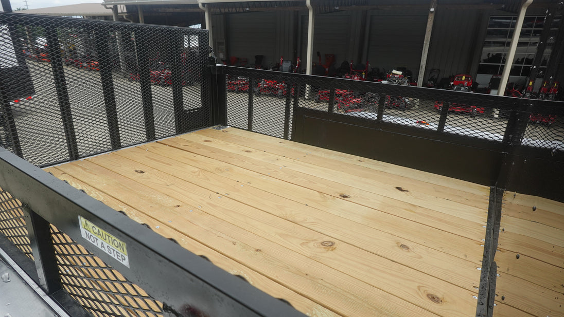 7x16 Black Hybrid Enclosed Trailer (2) 7000LB Axles Storage 14 Ply Tires Deck