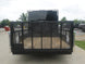 7x16 Black Hybrid Enclosed Trailer (2) 7000LB Axles Storage 14 Ply Tires Rear