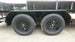 6.4x16 Dovetail Utility Trailer with Side Gate (2) 3,500LB Axles Tires