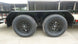 6.4x16 Dovetail Utility Trailer with Side Gate (2) 3,500LB Axles Tires