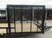 6.4x16 Dovetail Utility Trailer with Side Gate (2) 3,500LB Axles Side Gate
