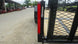 6.4x16 Dovetail Utility Trailer with Side Gate (2) 3,500LB Axles LED Lights