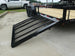 6.4x16 Dovetail Utility Trailer with Side Gate (2) 3,500LB Axles Side Gate Down