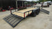 6.4x16 Dovetail Utility Trailer with Side Gate (2) 3,500LB Axles Rear Right Gates Down