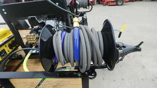 Simpson BB65108 Hot Water Pressure Washer 4.0 GPM Van Utility Bundle Right Side Hose