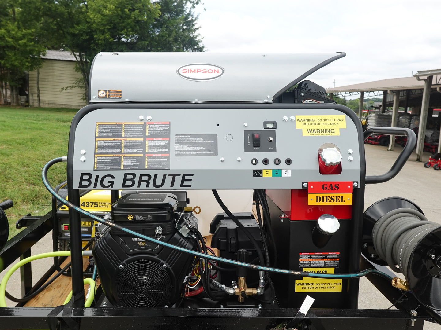 Simpson BB65108 Hot Water Pressure Washer 4.0 GPM Van Utility 