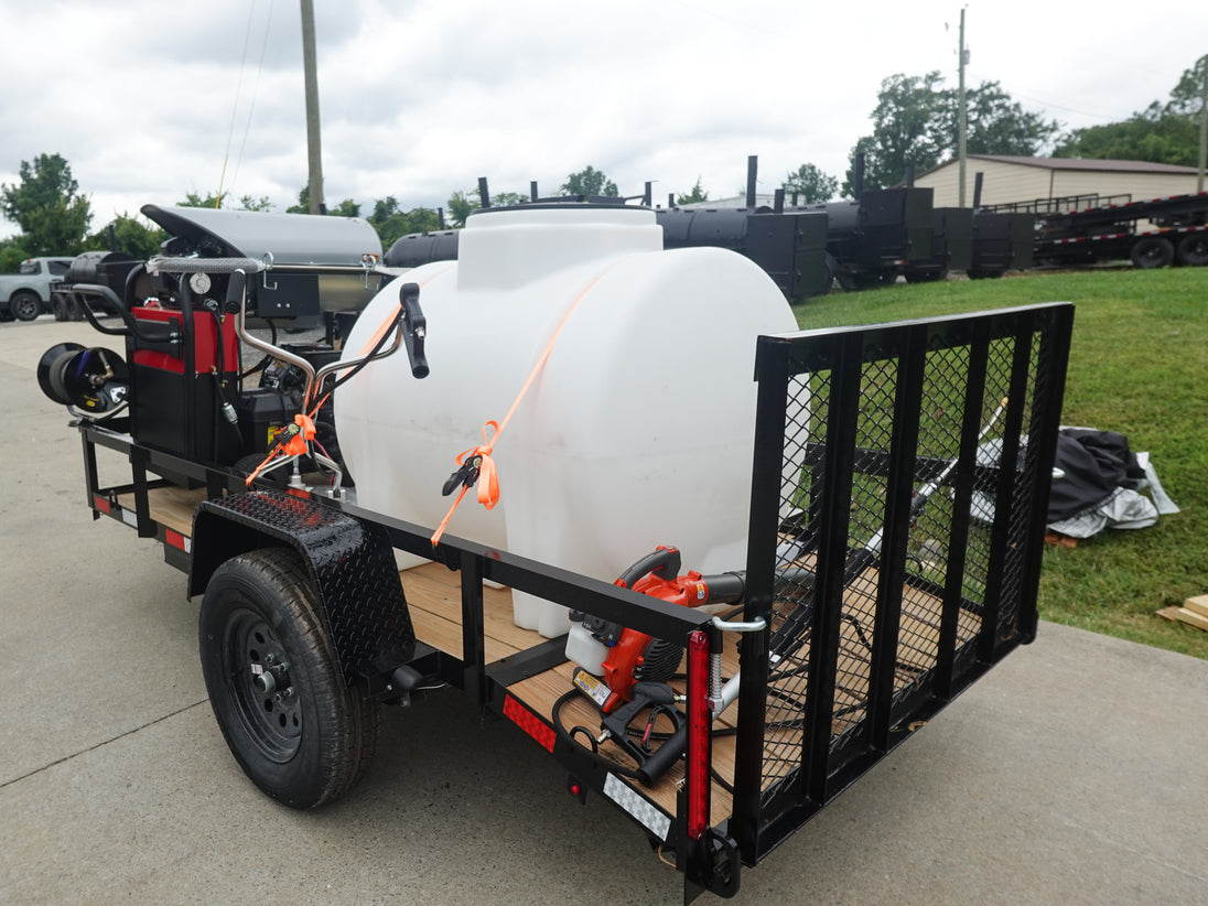 Simpson BB65108 Hot Water Pressure Washer 4.0 GPM Van Utility Bundle Rear Left Side