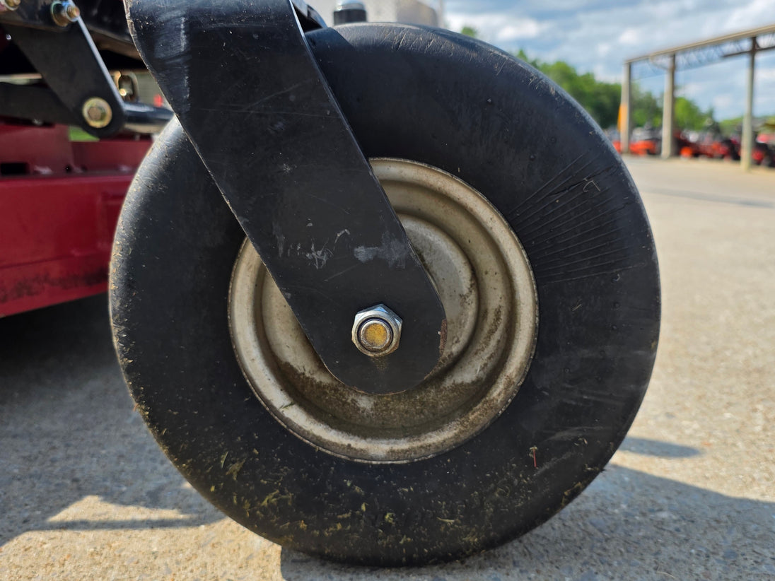 Demo Bradley 52SC-BS26 52" Stand On Compact Zero Turn Mower (0569) Front wheel picture 