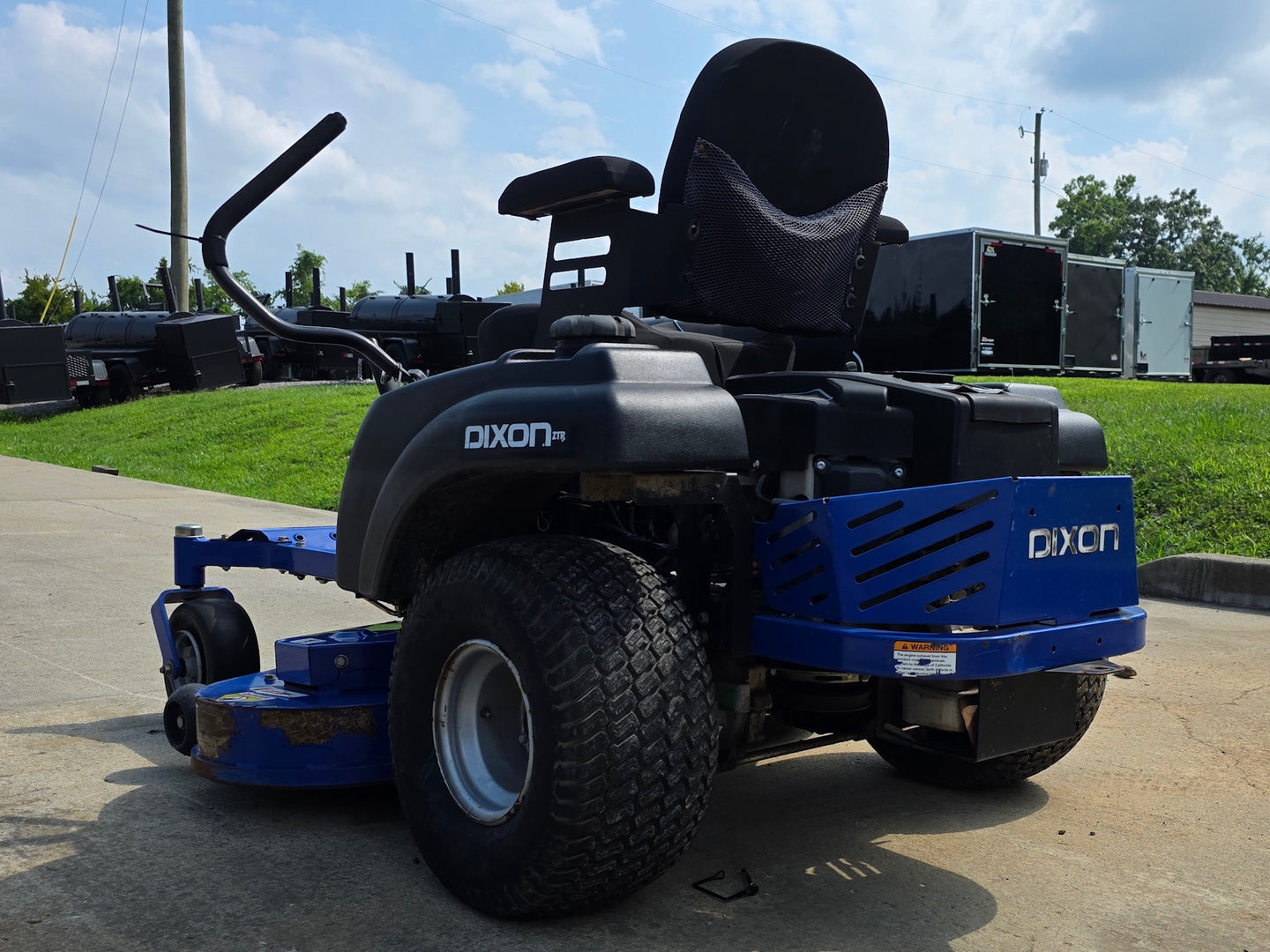 Demo Dixon ZTR 52" (7951) Back left angle picture 
