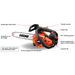 Echo CS - 271T Chainsaw Top Handle 12" Bar 26.9cc Engine - SLE Equipment - 2