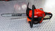 Echo CS-3410 16" Gas Chainsaw 34.4cc with Rear Handle, Side View. 