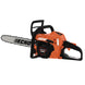 Echo CS-3410 16" Gas Chainsaw 34.4cc with Rear Handle, Side View. 