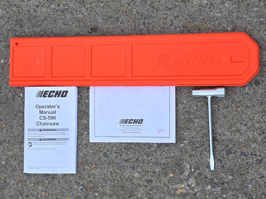 Echo CS-590 Timber Wolf 24" Gas Powered Chainsaw 59.8 cc Engine Accessory picture 